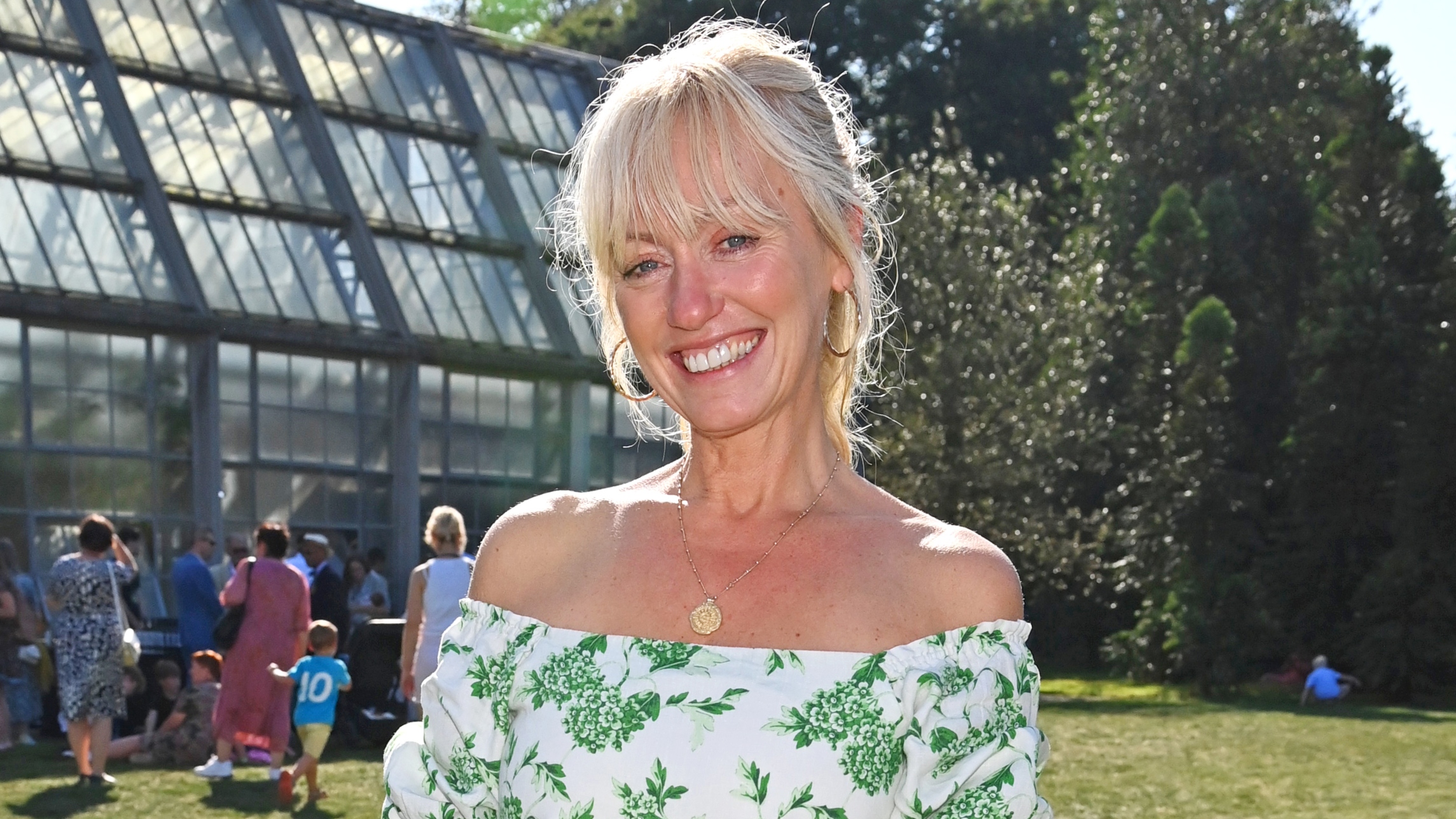 Clodagh McKenna attends an event hosted by Green Tree Badge by Bags of Ethics and Royal Forestry Society at Kew Gardens on September 4, 2023 
